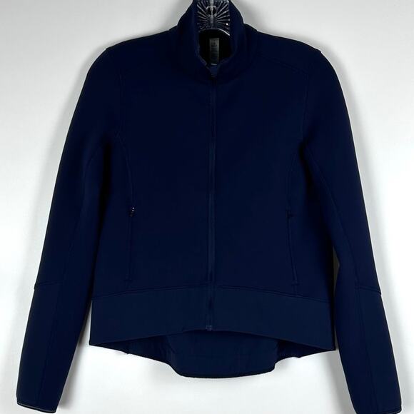 Lululemon Cardio Squad Jacket Midnight Blue Running Walking Women’s Size 4 - Picture 4 of 11